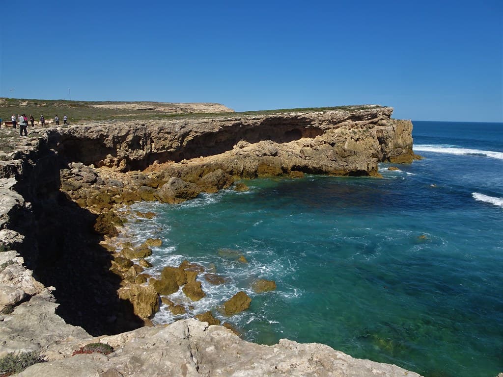 Elliston. The cliff tops and rocks of Elliston.