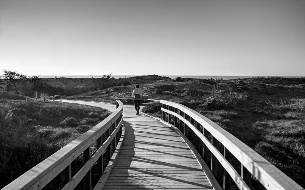 A stroll to the beach