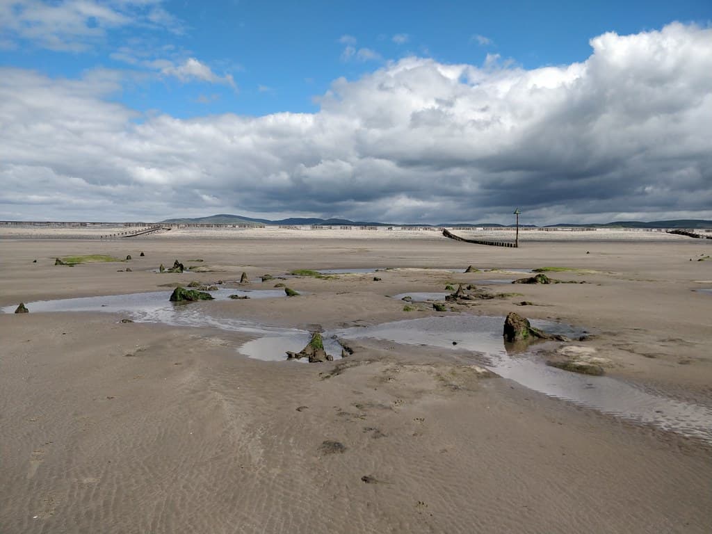 Borth Beach — photo by Ruth and Dave