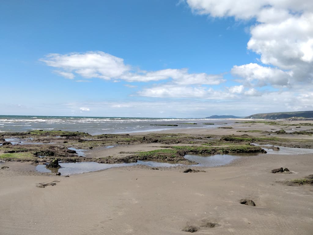Borth Beach — photo by Ruth and Dave