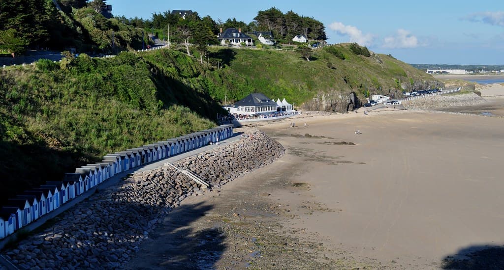Plage de Carteret, Barneville-Carteret, Cotentin, Manche, Normandie, France.