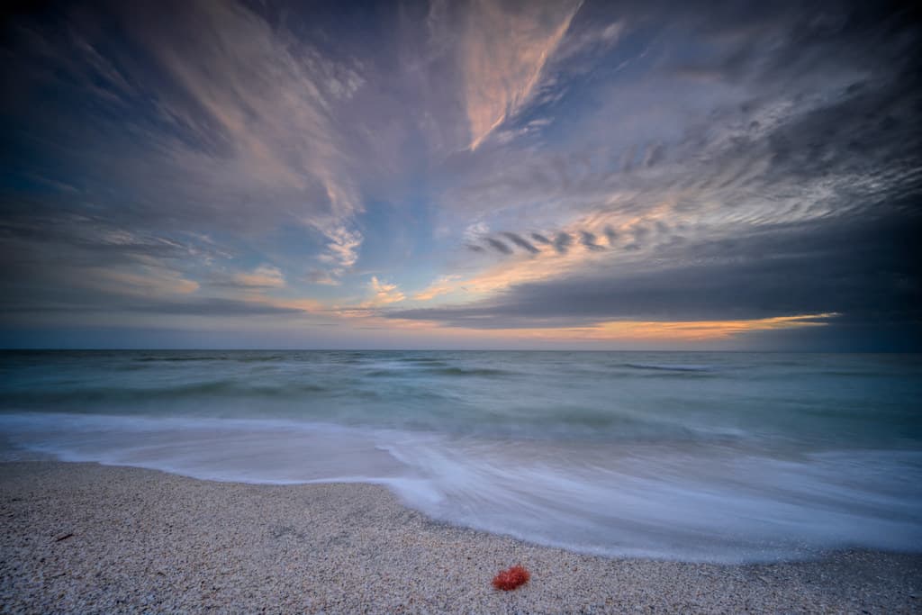 Sunset on Bowman Beach, Sanibel Island, Florida