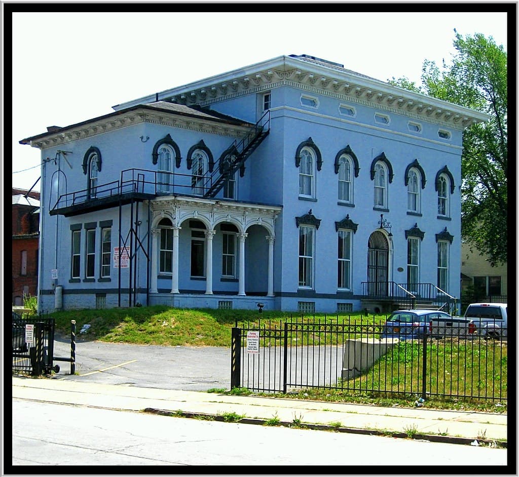 Buffalo  New York  -  Italianate Squier Mansion on Main Street -  1313 Main Street
