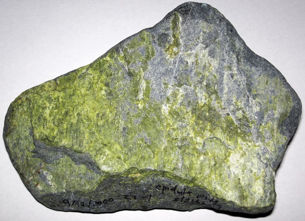 Epidote (Northeastern University Marine Station, Nahant Peninsula, Massachusetts, USA) 1