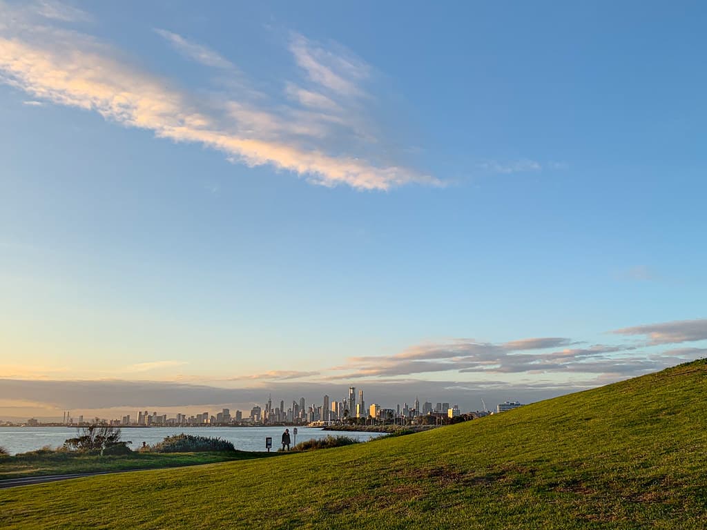 City vista from Point Ormond