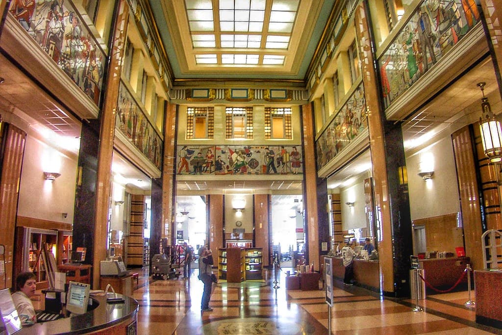 Toledo Ohio - United States - Toledos' Main Library - Toledo - Grand Hall
