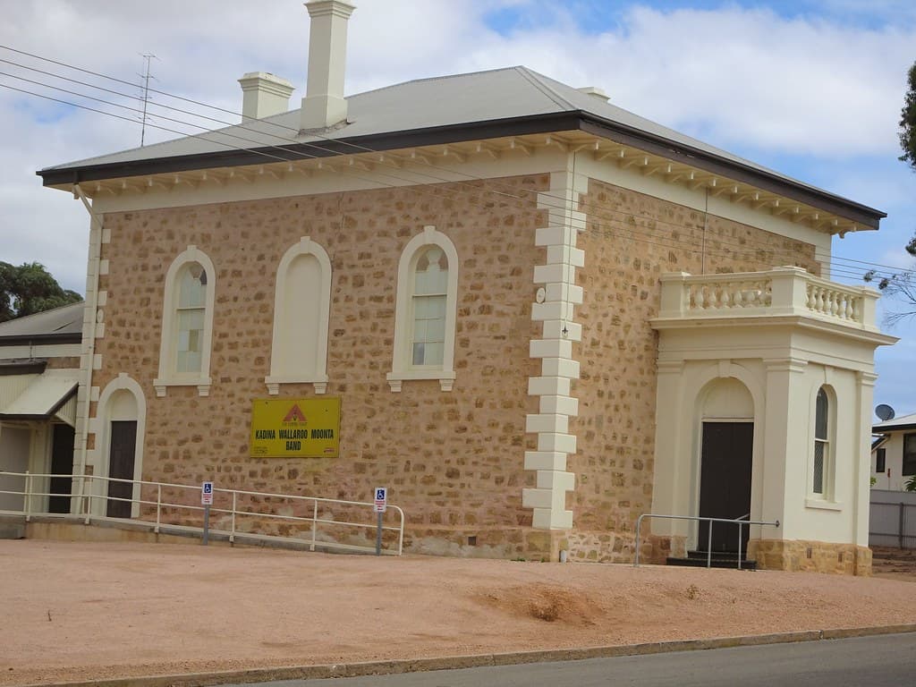 Wallaroo. Yorke Peninsula. The old Courthouse built in 1866. Closed as a courthouse in 1972.