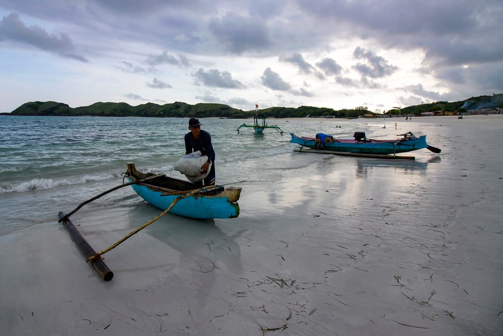 Tanjung Aan Beach, Kuta, Lombok, Indonesia