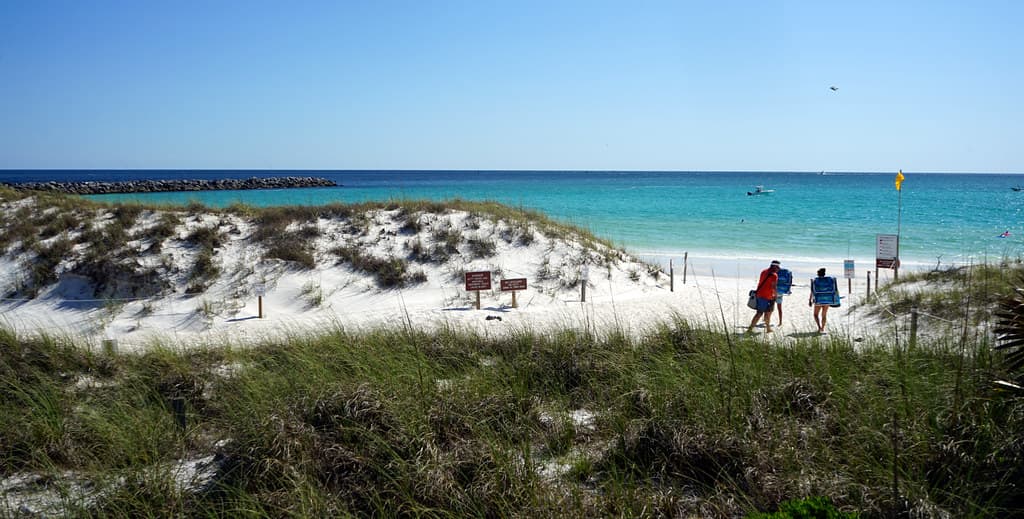 Camp Helen State Park Beach view 3