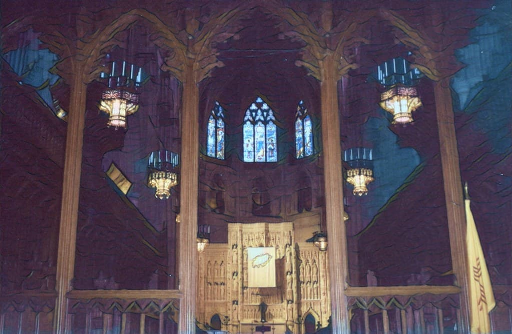 Pittsburgh Pennsylvania  - Heinz Memorial Chapel - Historical  - Interior Altar