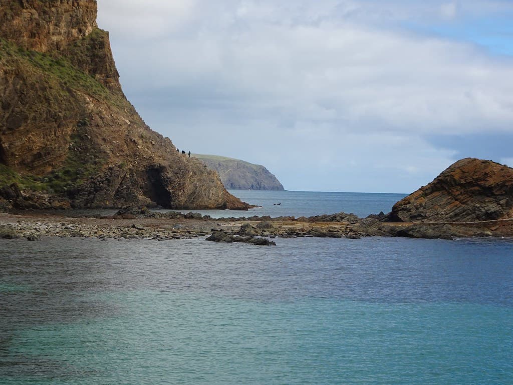 Second Valley Fleurieu Peninsula. Looking towards Rapid Bay the next coastal inlet.