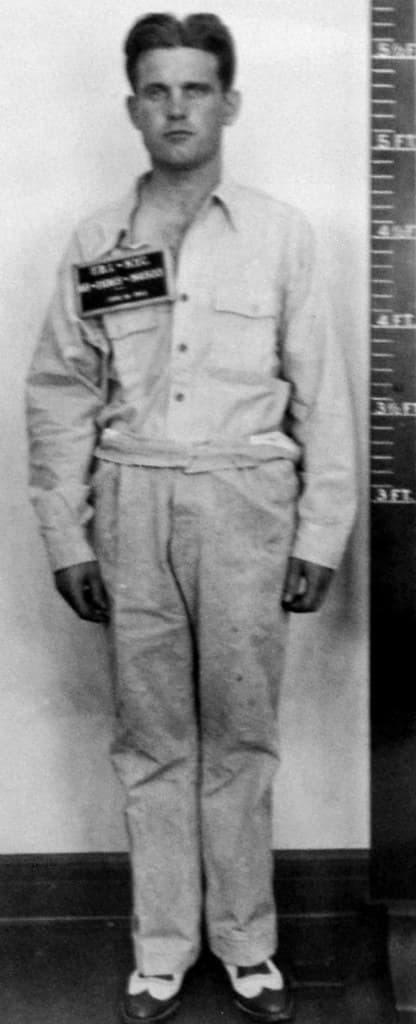 Nazi saboteur Kerling after his arrest: 1942