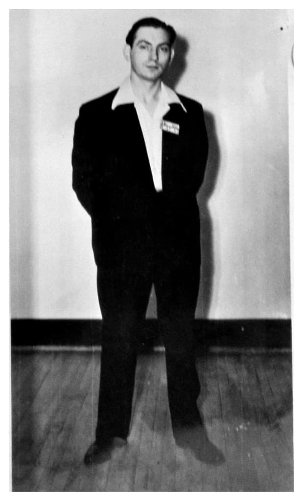 Nazi saboteur Neubauer after his arrest: 1942