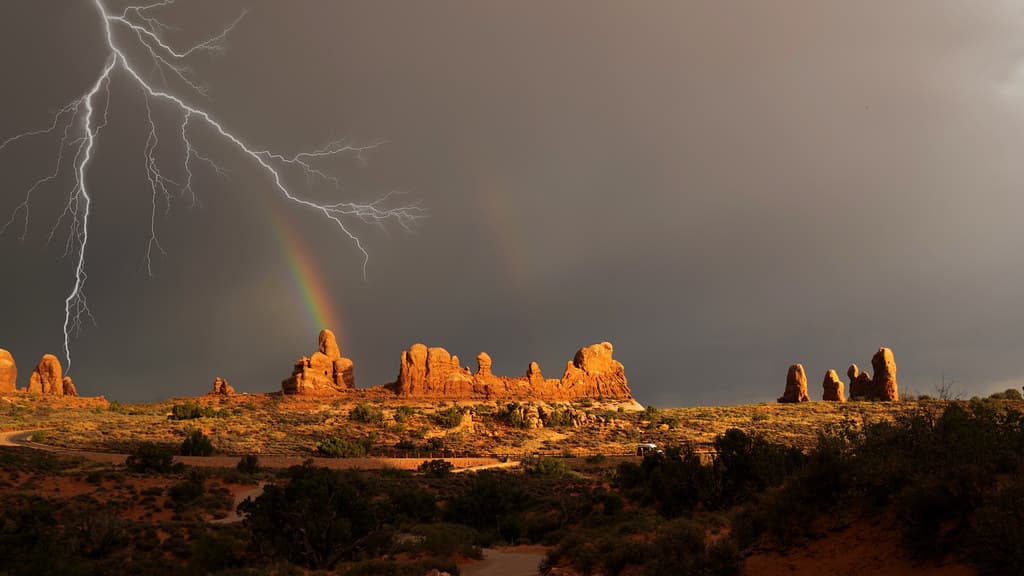 Arches National Park - Electric Rainbows