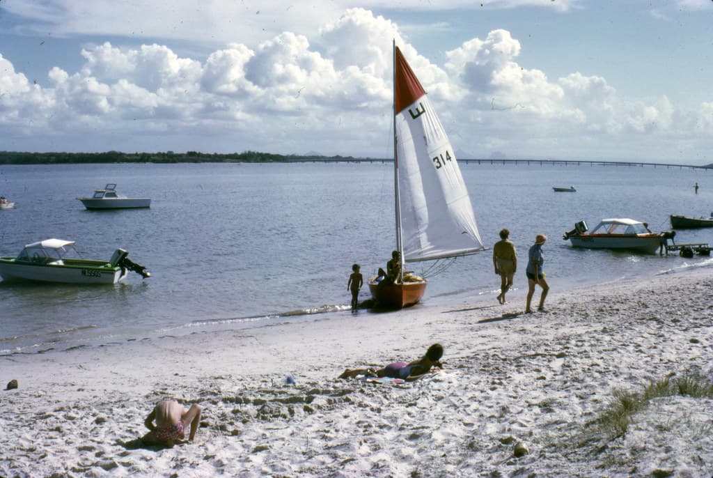 Bongaree, Bribie Island, 1974