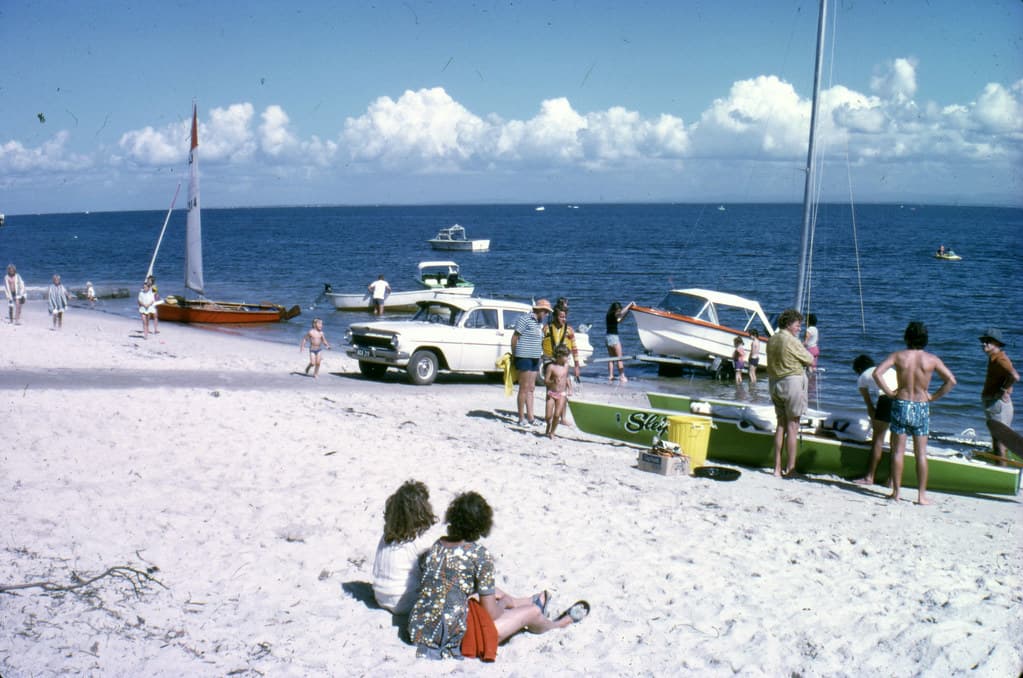 Bongaree, Bribie Island, 1974