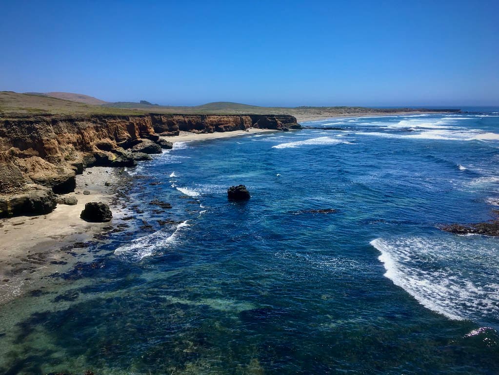 Coastal bluffs, northern SLO county.