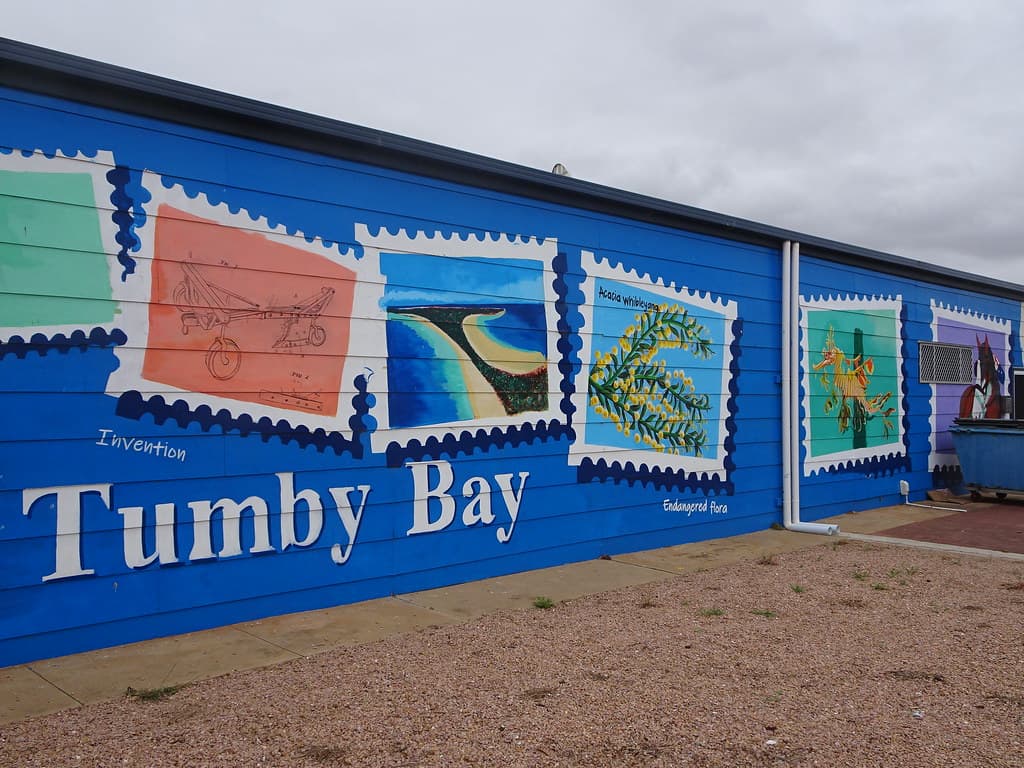 Tumby Bay. One the the murals on the town art trail.
