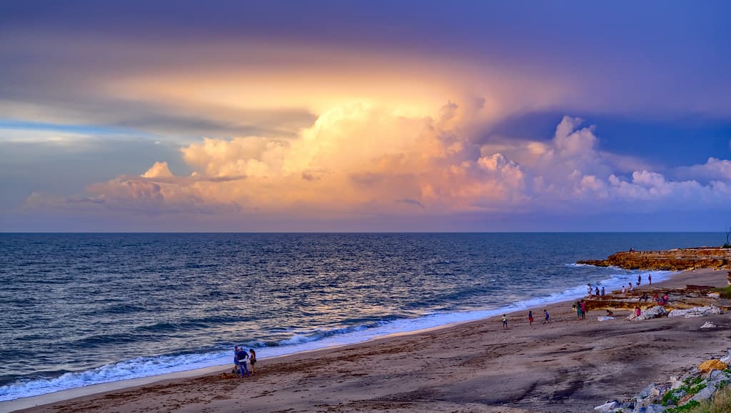 Late afternoon iteration of Hector the Convector (see below) as seen from Nightcliff Beach, Darwin, NT, Australia