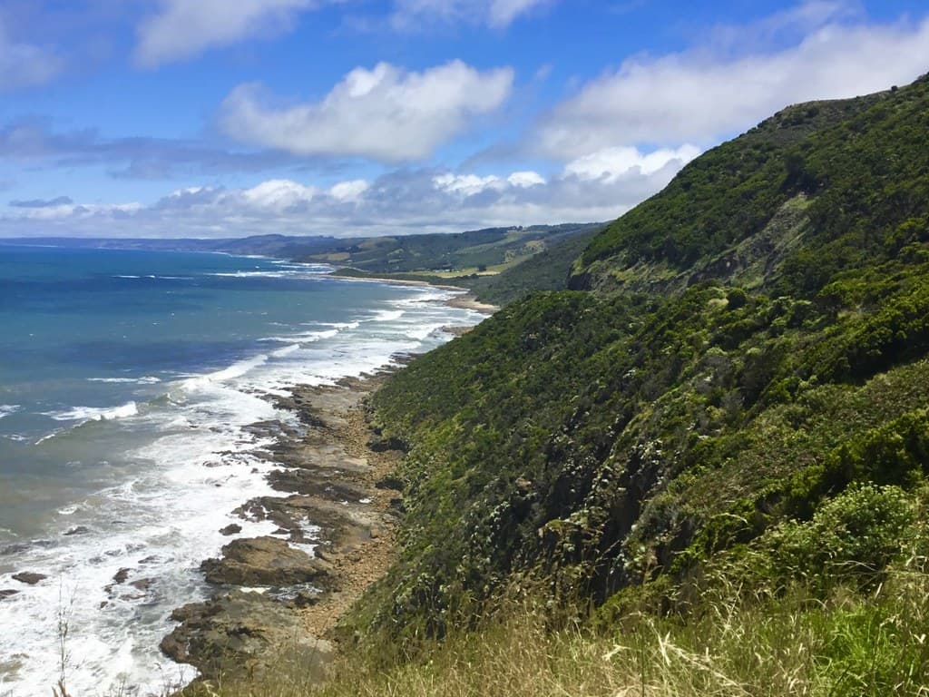 Great Ocean Road. Looking towards Apollo Bay.