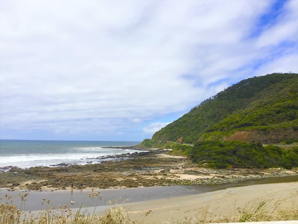 Great Ocean Road between Lorne and Apollo Bay.