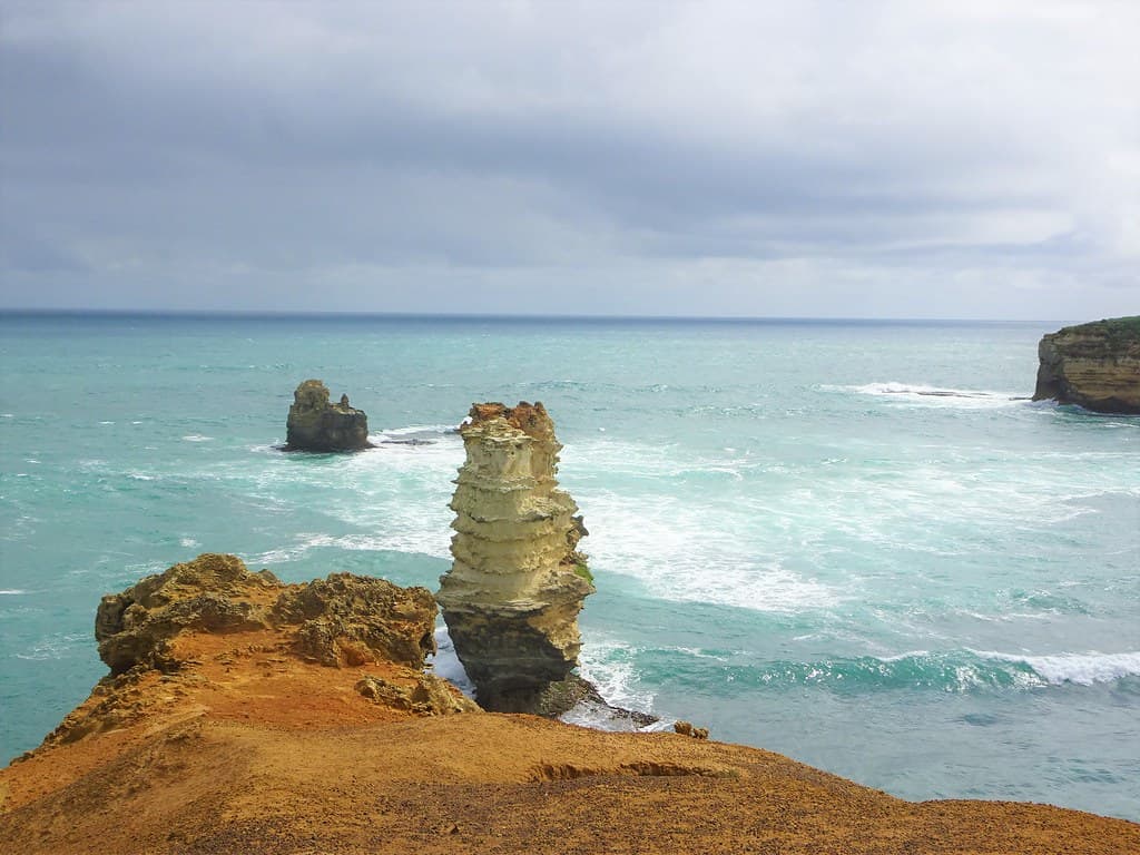 Great Ocean Road. Victoria. The Bay of Islands. A series of islands beaches and stunning cliff and ocean views..