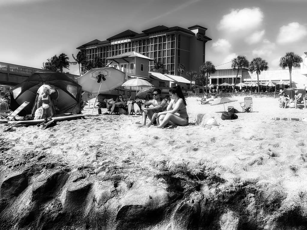 Sunbathers on the Dunes