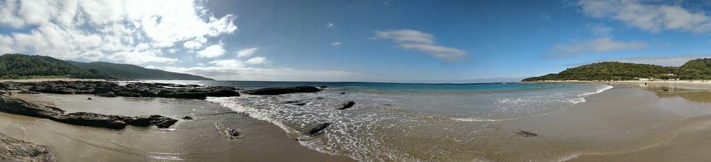 Kennett River Beach panorama