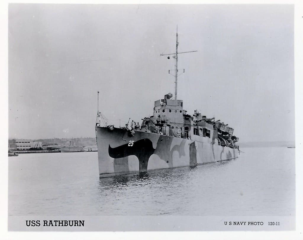 USS Rathburn (DD 113), Destroyer, Dazzle Camouflage