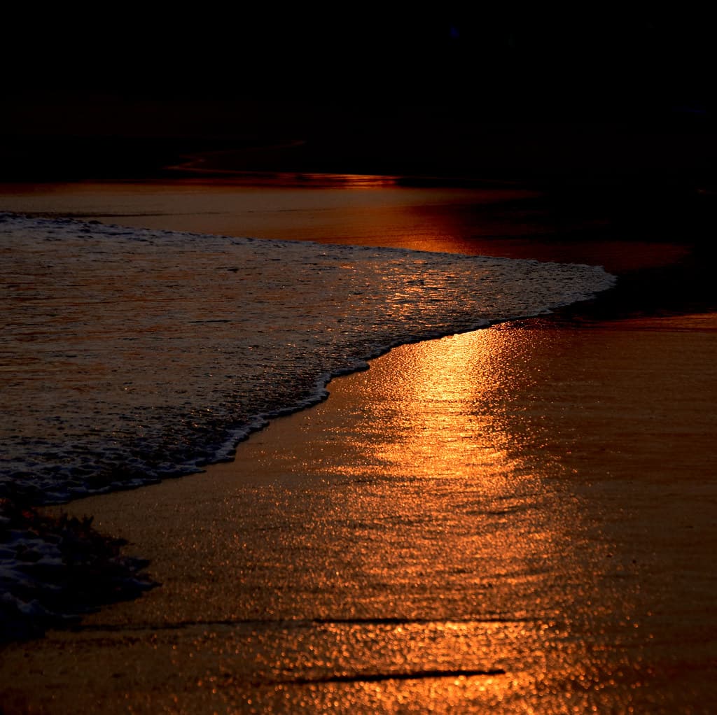 Surf Water in the Sunset