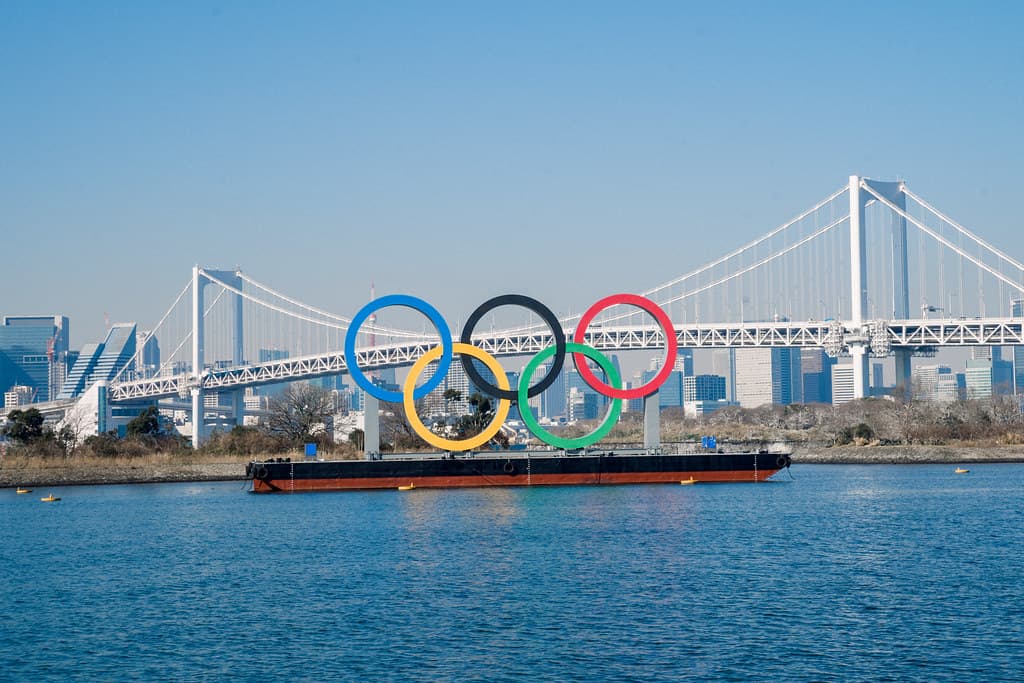 Tokyo 2020 Olympic Games: Monument of Olympic Rings