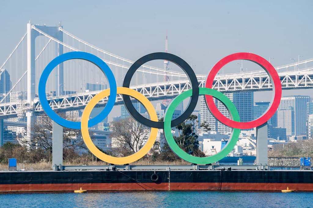 Tokyo 2020 Olympic Games: Monument of Olympic Rings