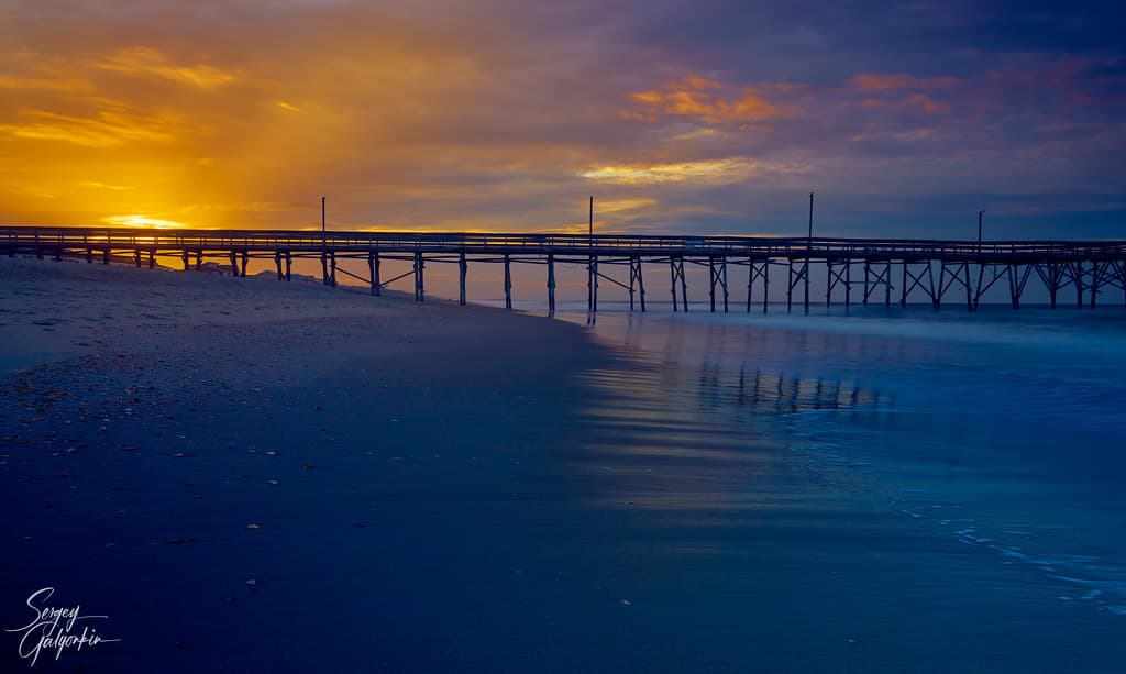 Pier at dawn