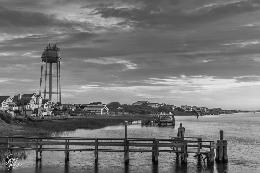 Dusk at Holden Beach, NC