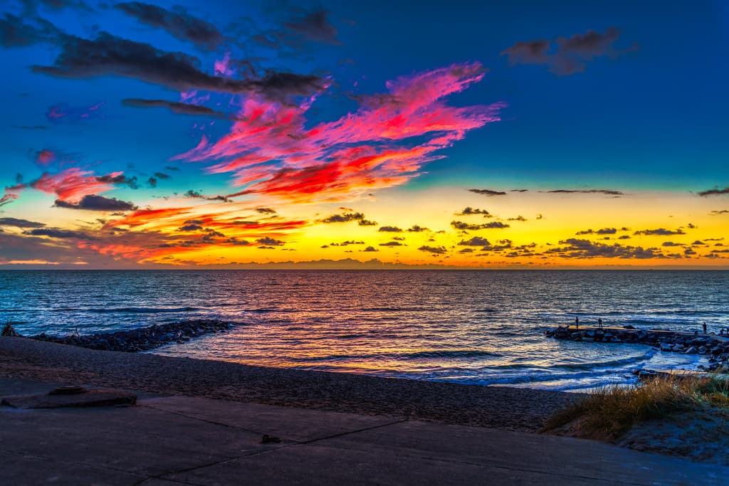 Lønstrup Beach — photo by karlheinz klingbeil