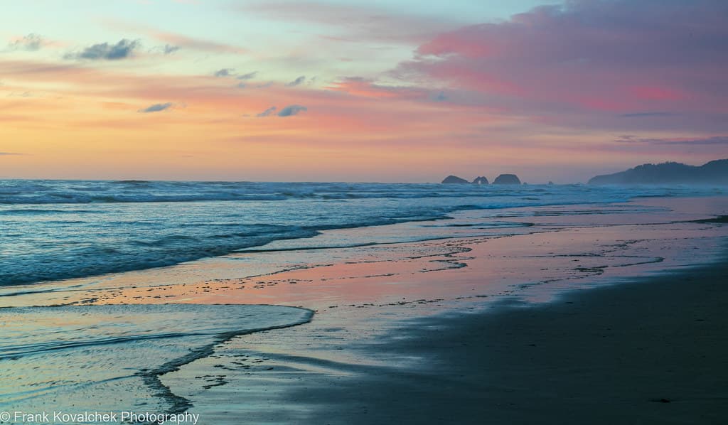 Sunset at Cape Lookout State Park, Oregon