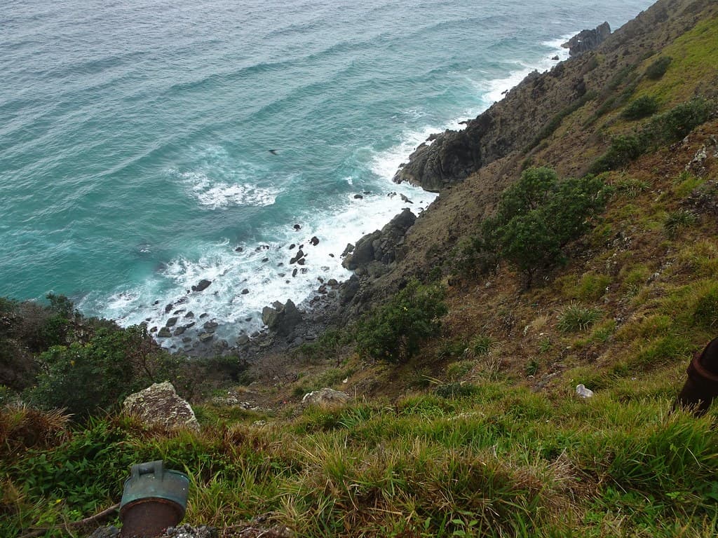 Cape Byron. The Pacific Ocean below this most easterly point of Australia.