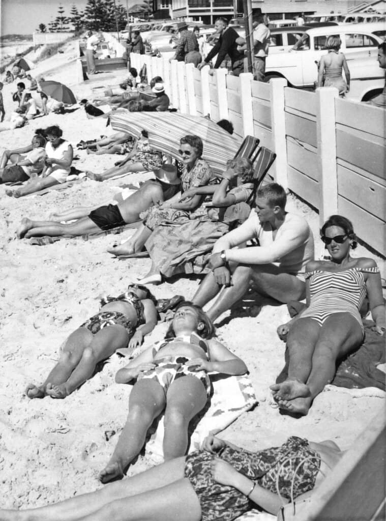 Surfers Paradise Beach, 1960