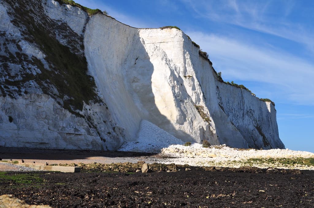 Falaise immaculée, Douvres, Kent, Angleterre, Royaume-Uni.