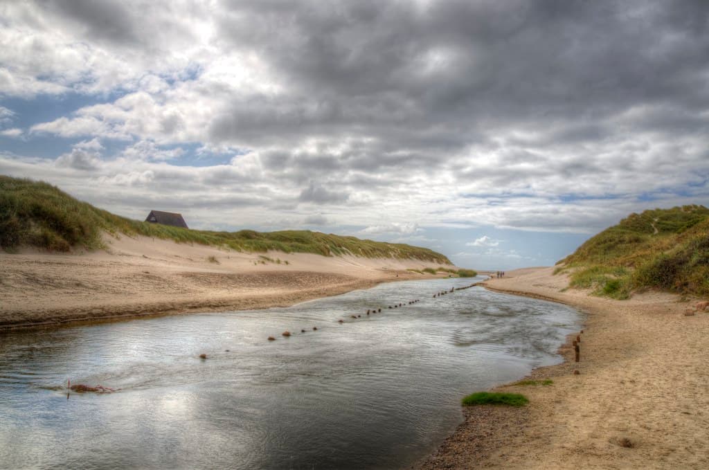 A river runs through it