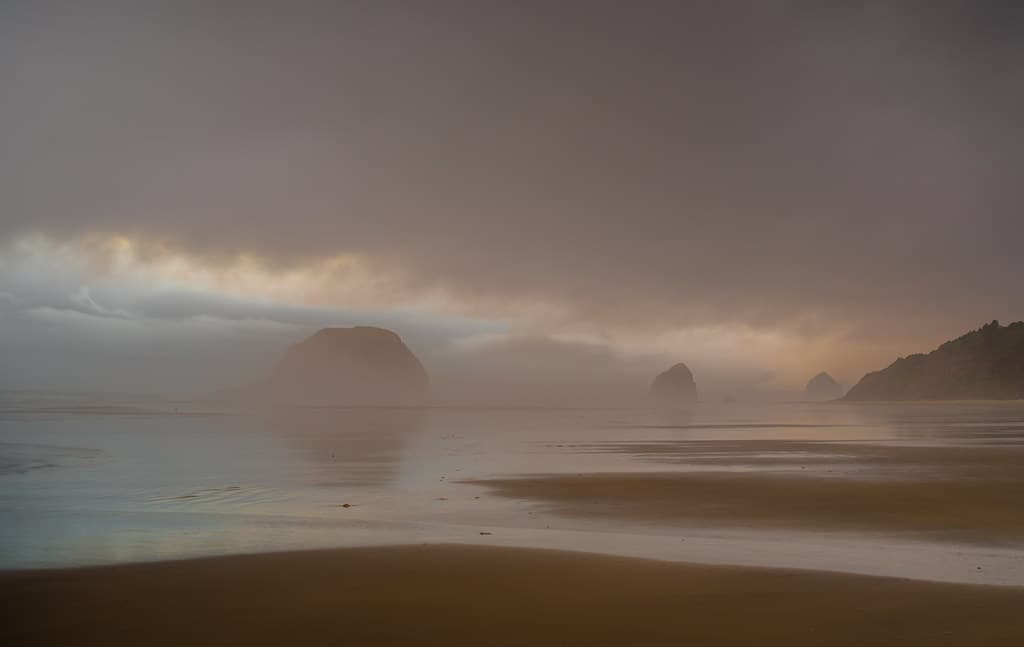 Arcadia Beach on the Oregon Coast