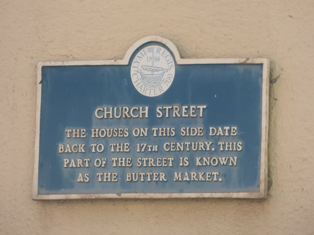 4 Church Street, Lyme Regis - blue plaque
