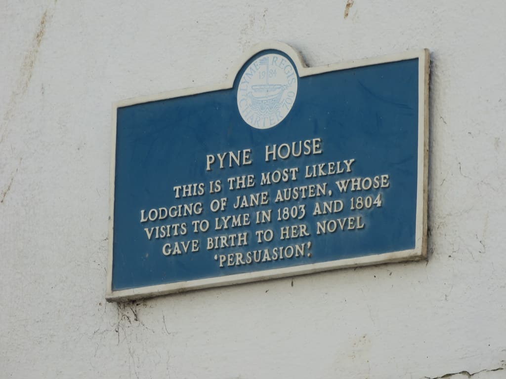 Mulberry Manor - 10 Broad Street, Lyme Regis - blue plaque - Pyne House - Jane Austen