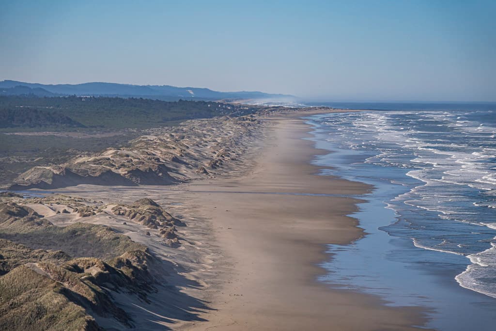 Sand dunes near Heceta Beach on coast of OR-03 9-21-21