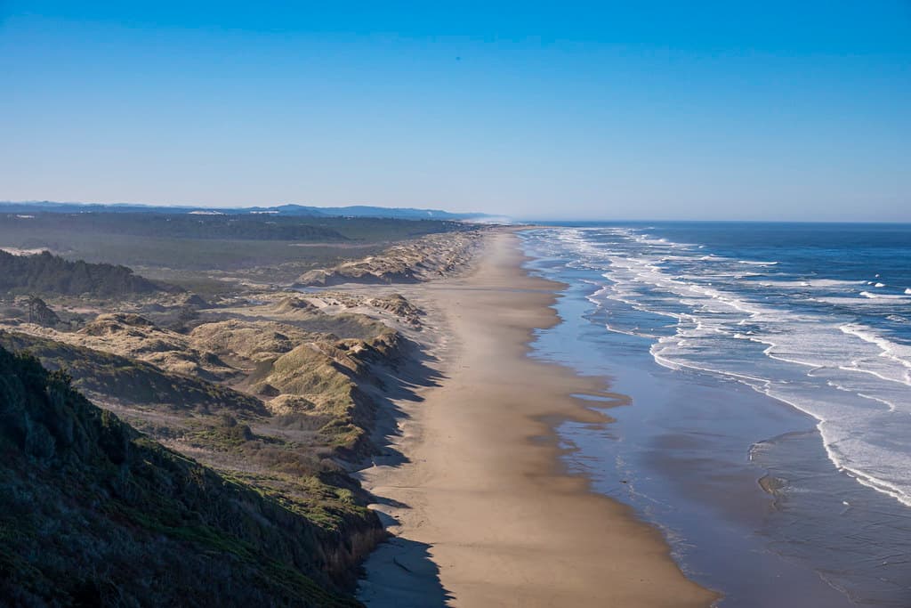 Sand dunes near Heceta Beach on coast of OR-02 9-21-21