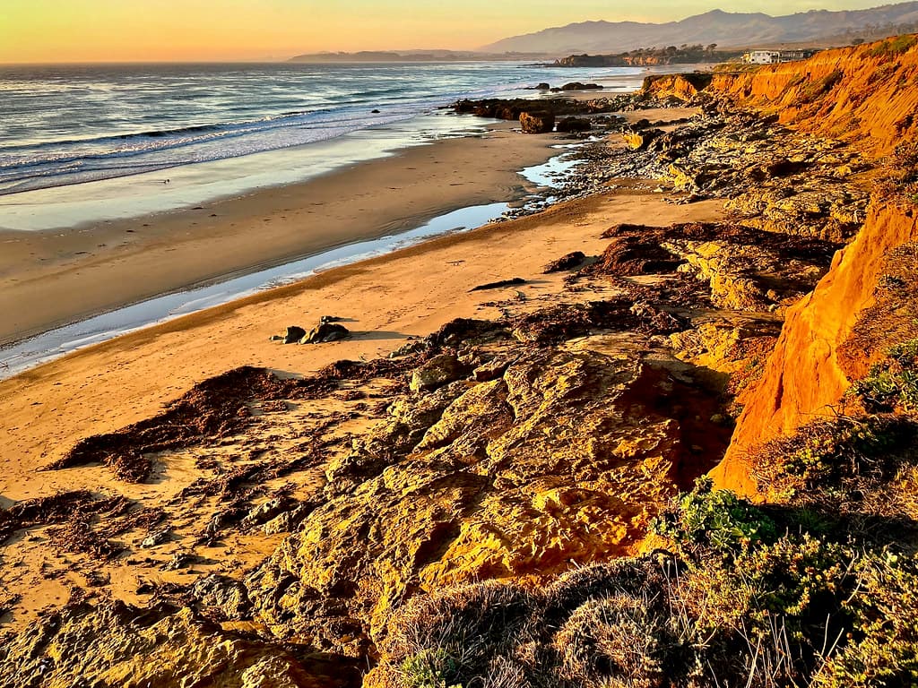Golden Hour, San Simeon beach