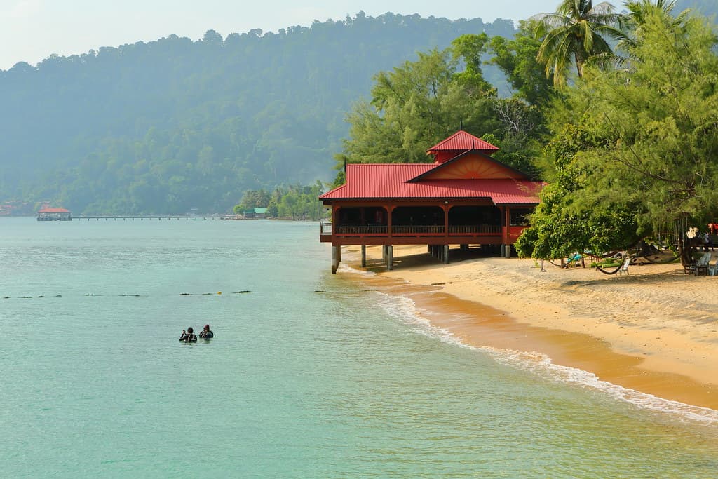 Beach on Tioman Island, Malaysia