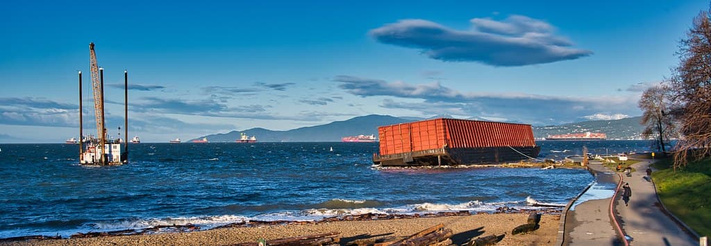 2021 - Vancouver - Barge on the Beach 1 of 3
