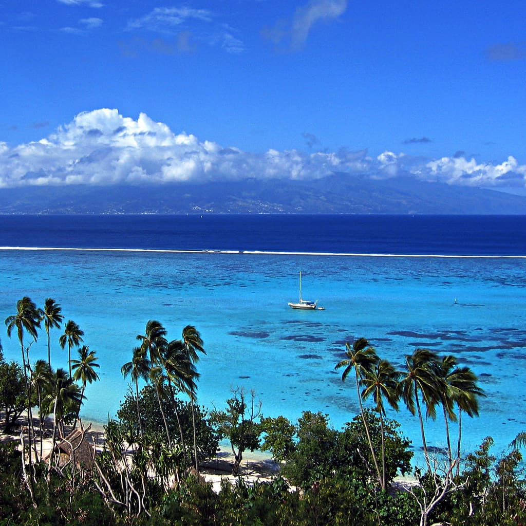 Tahiti depuis Moorea
