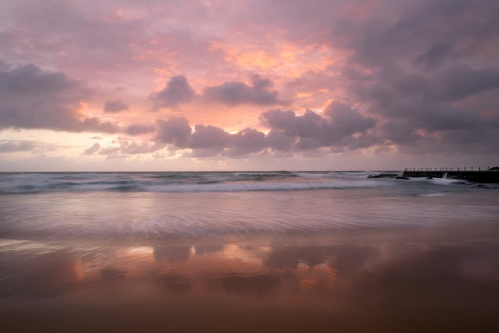 A little colour at South Curl Curl Beach